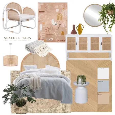 Bedroom Sample Board Interior Design Mood Board by Seafolk Haus on Style Sourcebook