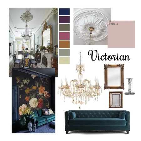 Victorian mood board FINAL Interior Design Mood Board by malessiavinci on Style Sourcebook