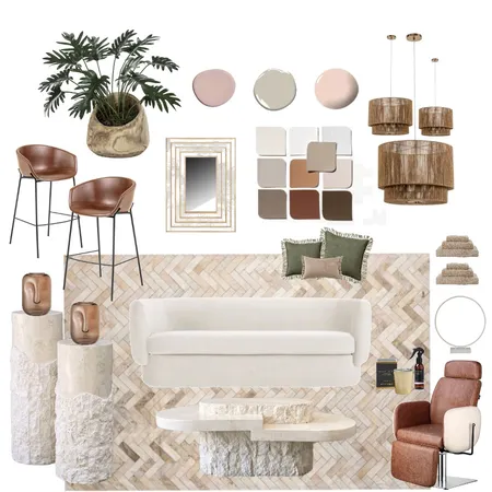 Eart Tone Minimalism Interior Design Mood Board by Nikola Mace on Style Sourcebook