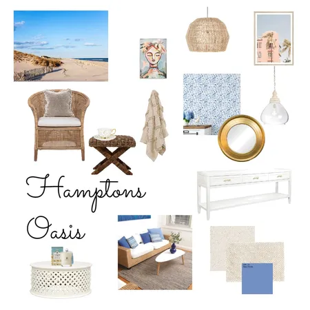 Module 3 Hamptons Oasis Interior Design Mood Board by cfg0585 on Style Sourcebook