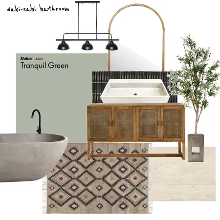 Wabi-Sabi Bathroom Interior Design Mood Board by LucyMorganeThomas on Style Sourcebook