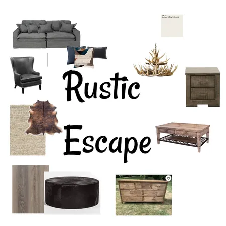 Rustic Escape Interior Design Mood Board by Innski on Style Sourcebook