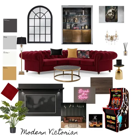 Victorian Modern Interior Design Mood Board by Salbi T on Style Sourcebook