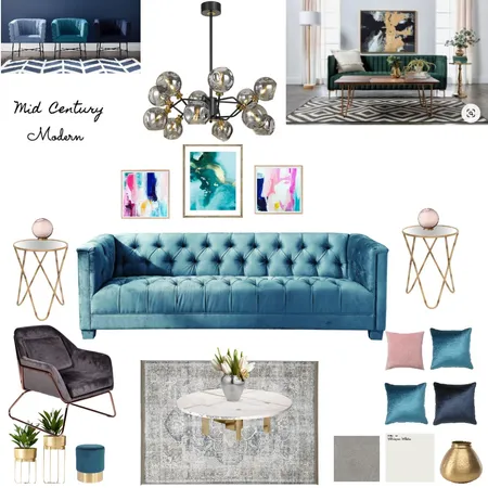 mid century modern final 1 Interior Design Mood Board by shailja on Style Sourcebook