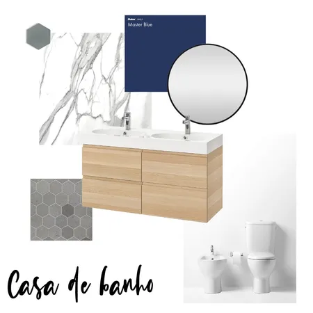 Casa de banho Interior Design Mood Board by Sílvia Sousa on Style Sourcebook