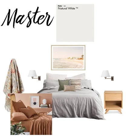 Master Bedroom Interior Design Mood Board by Emma Nicole on Style Sourcebook