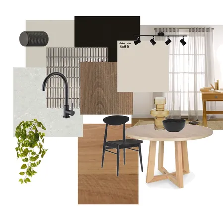 black kitchen Interior Design Mood Board by AntoniaAnderson on Style Sourcebook