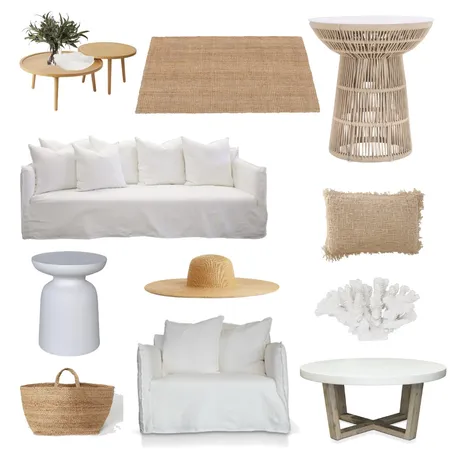 Coastal Hamptons Interior Design Mood Board by Vienna Rose Interiors on Style Sourcebook