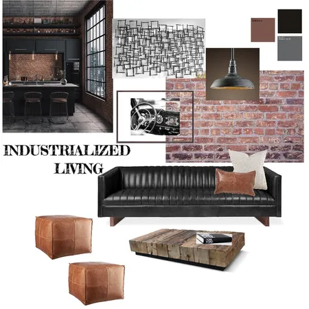 Industrial Mood Board Interior Design Mood Board by stewartc26 on Style Sourcebook