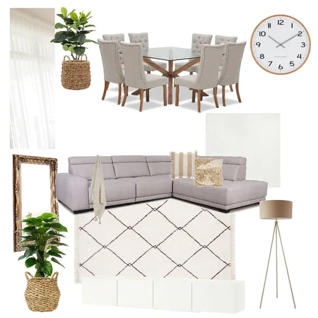 LIVIING/DINING ROOM Interior Design Mood Board by mdacosta on Style Sourcebook