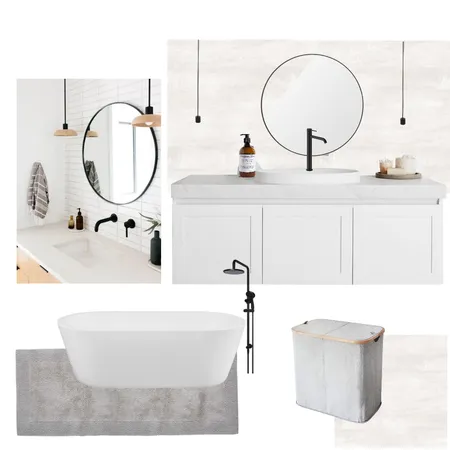 Baño Minimal II Interior Design Mood Board by Martybz on Style Sourcebook