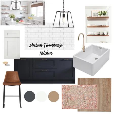 Modern Farmhouse Kitchen Interior Design Mood Board by yeehwe on Style Sourcebook