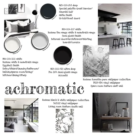 Achromatic Interior Design Mood Board by Shanmck24 on Style Sourcebook