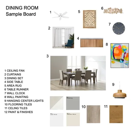 DINING ROOM SAMPLE BOARD Interior Design Mood Board by monicalouisedy on Style Sourcebook
