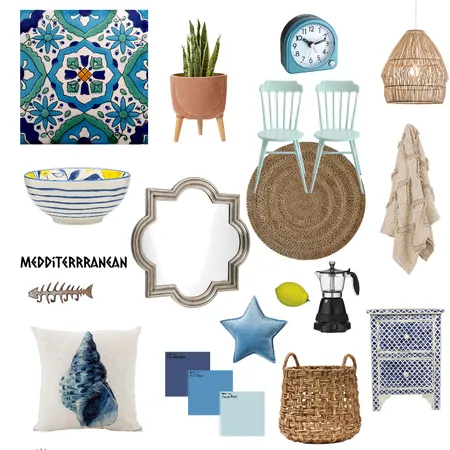 Medditerranean Interior Design Mood Board by SheilaC on Style Sourcebook