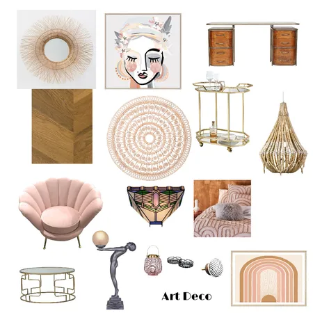 Art Deco 1 Interior Design Mood Board by SheilaC on Style Sourcebook