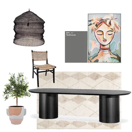 Moody Dining Interior Design Mood Board by Finn & e on Style Sourcebook