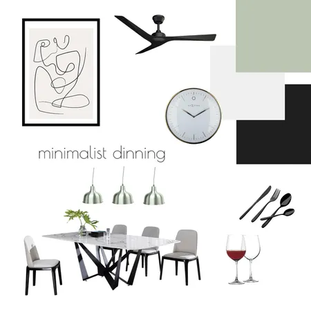 minimalist dinning Interior Design Mood Board by Rene Du Preez on Style Sourcebook