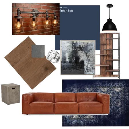 Industrial Mood Board Interior Design Mood Board by Margie Ferguson on Style Sourcebook