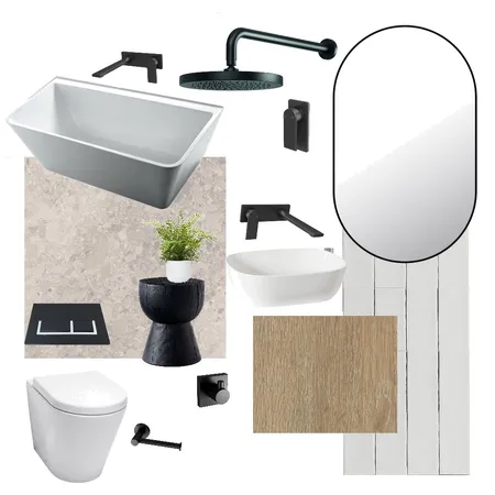 terrazzo main bathroom Interior Design Mood Board by jessica13 on Style Sourcebook