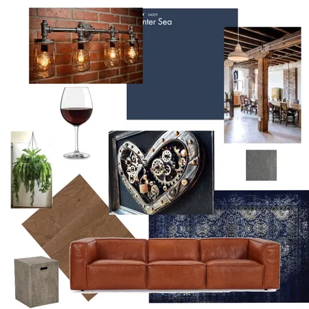 Industrial Mood Board Interior Design Mood Board by Margie Ferguson on Style Sourcebook