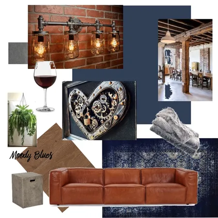 Industrial Mood Board Interior Design Mood Board by Margie Ferguson on Style Sourcebook