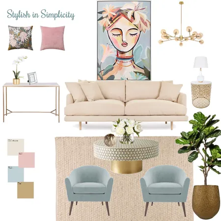 Stylish in Simplicity Interior Design Mood Board by MSUDJANA on Style Sourcebook