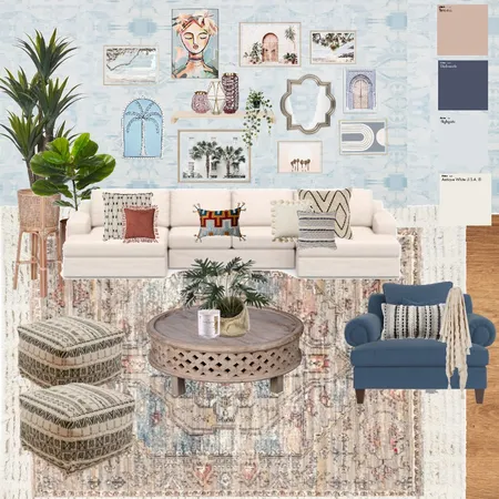 v2 Coastal Boho Pastels Interior Design Mood Board by kristitokar on Style Sourcebook