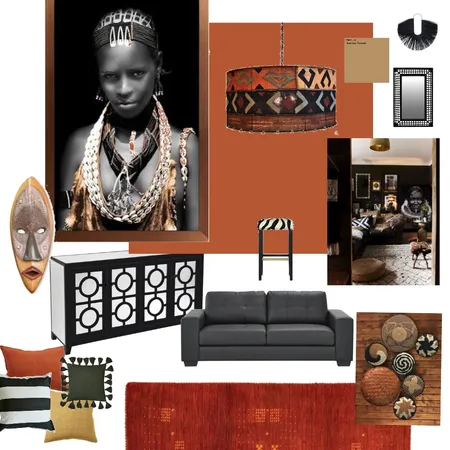 African Mood Board Interior Design Mood Board by Margie Ferguson on Style Sourcebook