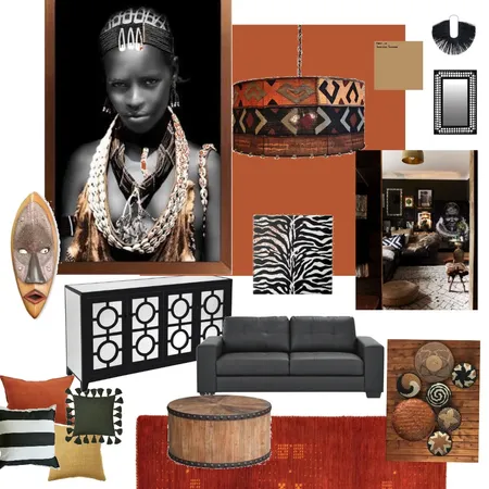 African Mood Board Interior Design Mood Board by Margie Ferguson on Style Sourcebook