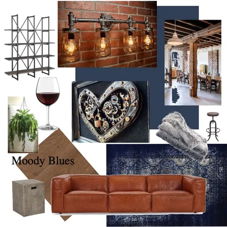 Industrial Mood Board Interior Design Mood Board by Margie Ferguson on Style Sourcebook