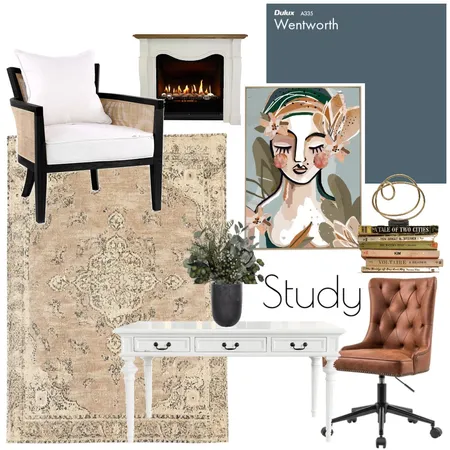 Study Interior Design Mood Board by annav on Style Sourcebook