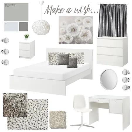 Mackenzie's Room Interior Design Mood Board by TamaraK on Style Sourcebook