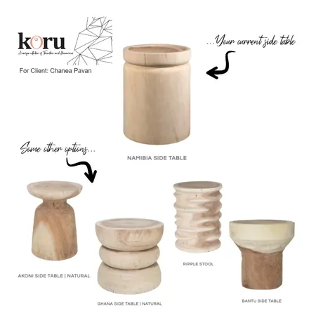 Chanea Pavan - Side Tables Interior Design Mood Board by bronteskaines on Style Sourcebook