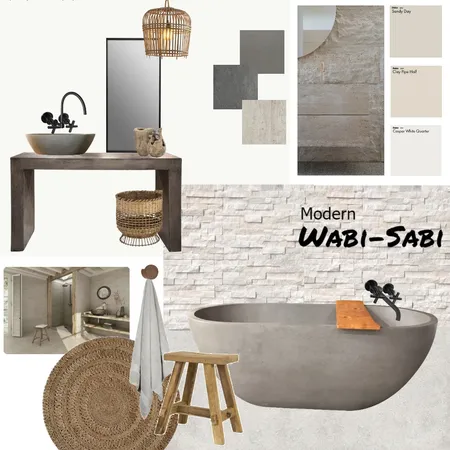 Module 3 - Wabi Sabi Interior Design Mood Board by Gina_Rochelle on Style Sourcebook