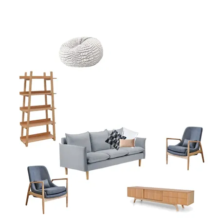 Scandinavian Living Room Interior Design Mood Board by nickylundo on Style Sourcebook