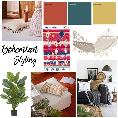 Bohemian styling Interior Design Mood Board by SHall on Style Sourcebook