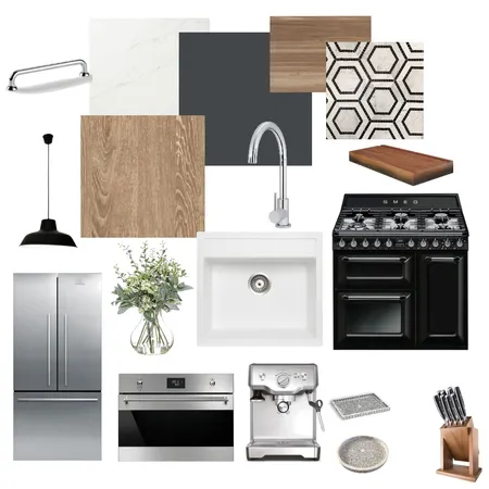 Modern Farmhouse Kitchen Interior Design Mood Board by jessicasummers on Style Sourcebook