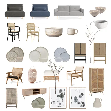 Japandi - draft 1 Interior Design Mood Board by JustineHill on Style Sourcebook