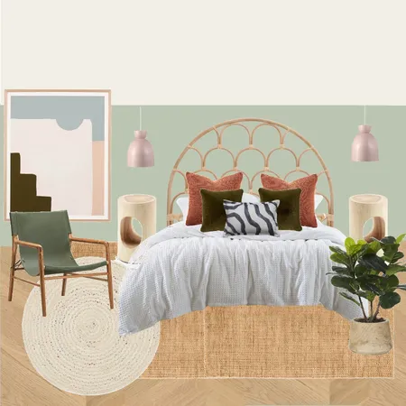 Spring Bedroom Interior Design Mood Board by Sophie Lock on Style Sourcebook