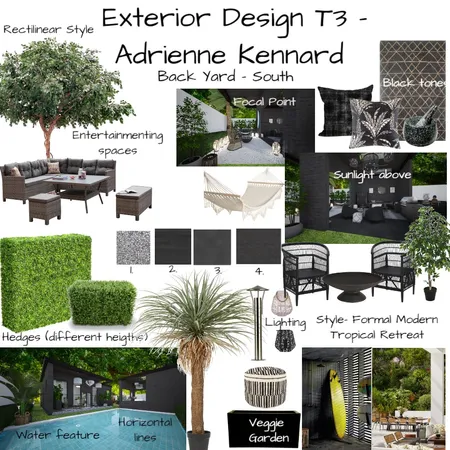 Exterior design a.k backY Interior Design Mood Board by Adrienne. K on Style Sourcebook