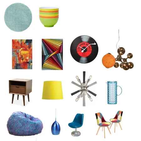 retro 2 Interior Design Mood Board by Kirralee on Style Sourcebook