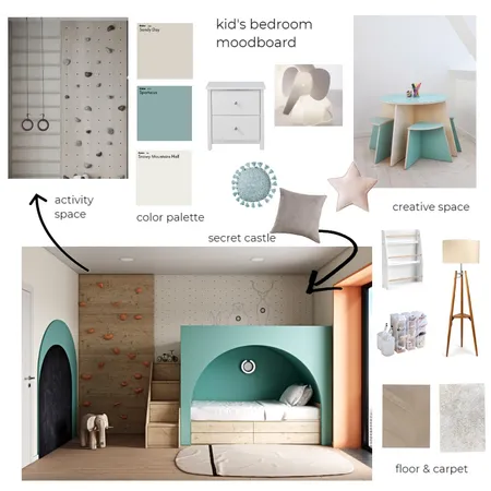 kid's room Interior Design Mood Board by Gina_R on Style Sourcebook