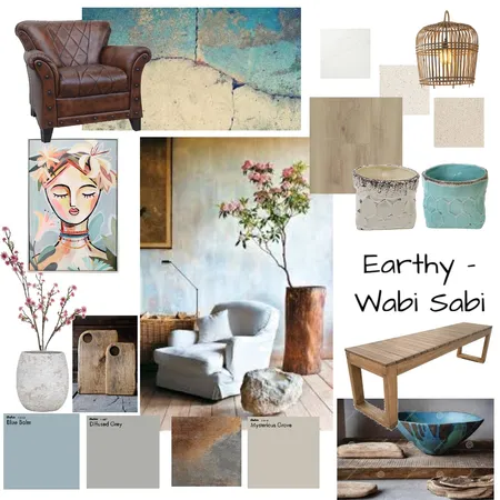 Wabi Sabi - Earthy tones Interior Design Mood Board by Rachael Woodham on Style Sourcebook