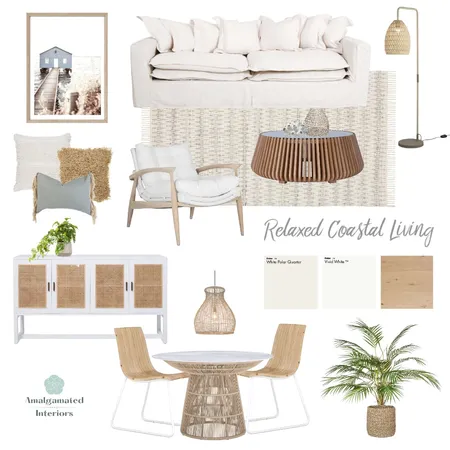 Relaxed Coastal Living Interior Design Mood Board by Belinda Perrin on Style Sourcebook