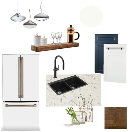 Mid-century modern kitchen Interior Design Mood Board by Petra Hribova