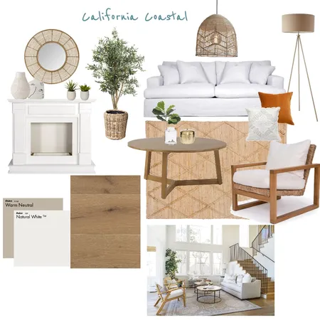 Cali Coastal Interior Design Mood Board by claremarnie on Style Sourcebook