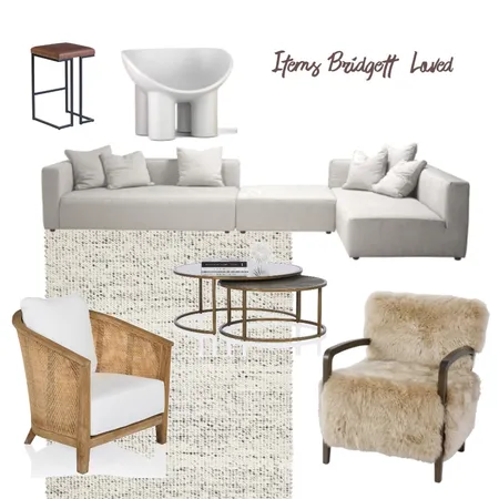 Bridgett's Chosen Items Interior Design Mood Board by Kanopi Interiors & Design on Style Sourcebook