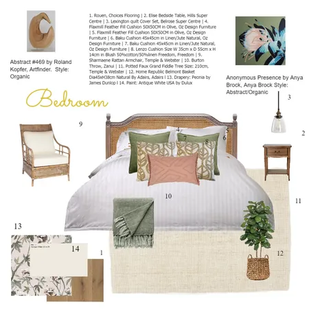 Bedroom Interior Design Mood Board by Catherine Byrne on Style Sourcebook