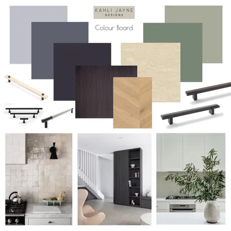 Contemporary Farmhouse colour scheme and Inspo Interior Design Mood Board by Kahli Jayne Designs on Style Sourcebook